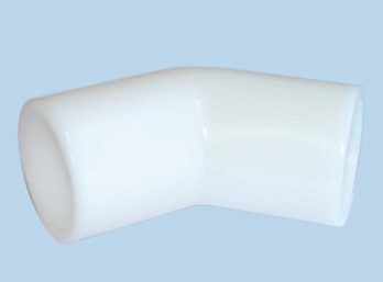 pvdf45度熱熔對焊彎頭